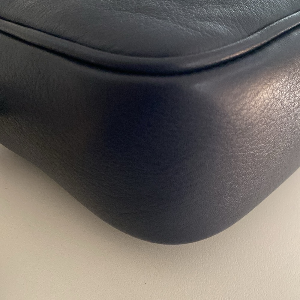 Valentino by Mario Valentino MIA Signature Genuine leather deep blue crossbody - Picture 9 of 14